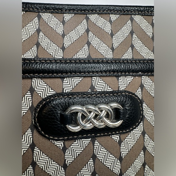 Brighton EUC Interlok Journey Herringbone Crossbody Bag w/ Dust Bag - Picture 3 of 16